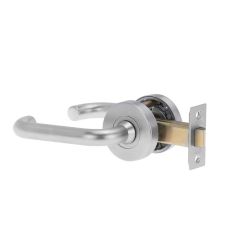 VELOCITY 55MM ROUND PASSAGE SET & 37 LEVER SC DP Satin Chrome
