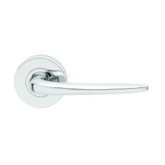 VELOCITY 55MM ROUND PASSAGE SET & L1 LEVER SP DP Satin Chrome Pearl