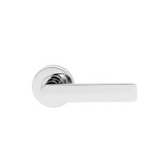 VELOCITY 55MM ROUND PASSAGE SET& L3 LEVER NO LATCH Satin Chrome