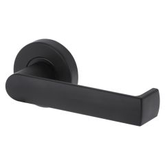 VELOCITY 55MM ROUND PASSAGE SET & L8 LEVER MBK TP Matt Black