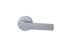 VELOCITY 55MM ROUND PRIVACY SET & L3 LEVER CP DP Chrome Plate