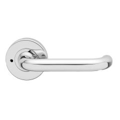 VELOCITY 55MM ROUND PRIVACY SET & 37 LEVER CP TP Chrome Plate
