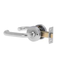 VELOCITY 55MM ROUND PRIVACY SET & 37 LEVER SC DP Satin Chrome