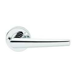 VELOCITY 55MM ROUND PRIVACY SET & L2 LEVER SP DP Satin Chrome Pearl