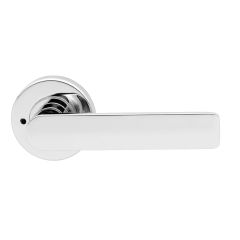 VELOCITY 55MM ROUND PRIVACY SET & L3 LEVER CP TP Chrome Plate
