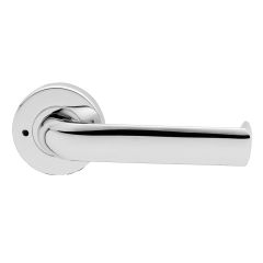 VELOCITY 55MM ROUND PRIVACY SET & L5 LEVER CP TP Chrome Plate