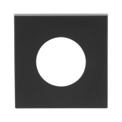 VELOCITY SMALL ROSE SQUARE TRIM ESCUTCHEON MBK - 1 PAIR Matt Black