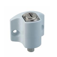 W2208 MINI PUSH LOCK CYL4 TP 5KA SHARP SILVER KINETIC PEARL