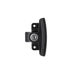 DIECAST SLIDING WINDOW LOCK ALUMINIUM STRIKE TP Black