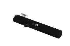 MK8 CHAINWINDER, PUSH TO LOCK, SS CHAIN, TP, CYL4 SPECIAL KEYED Black
