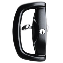 BLAXLAND INTERNAL 5PIN CYL OFFSET OUTER PULL UNI STRIKE 37MM 5KA TP Black