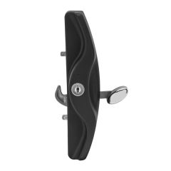 LAWSON 10DISC DBL CYL 10KA OFFSET OUTER PULL UNI STRIKE 43MM SCREWS TP Black