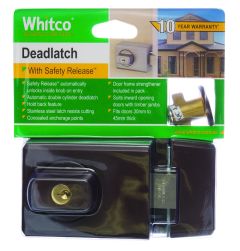 W75 DEADLATCH TIMBER FRAME STRIKE DP Mahogany