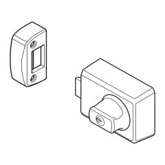 W75 DEADLATCH METAL FRAME STRIKE 5KA Satin Chrome