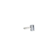 W8404 TURN KNOB & KEY ASSEMBLY Chrome Plate