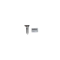 W8404 NON BITTED AND UNCRIMPED TURN KNOB & KEY ASSEMBLY Chrome Plate