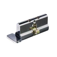 WHITCO EURO CYLINDER C4 PROFILE WITH NON HANDED TURN KNOB PK TP Chrome Plate