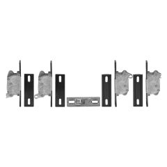 LEICHHARDT 3 POINT LOCK ACCESSORY KIT - BELOW CENTRELINE BLACK Black