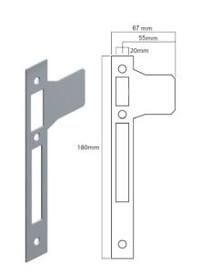 STRIKER BIFOLD SS 55MM Satin Stainless Steel