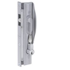 QUATTRO SLIDING SECURITY DOOR LOCK NO CYLINDER Silver