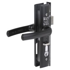 QUATTRO HINGED SECURITY DOOR LOCK DP Black