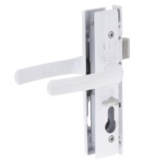 QUATTRO HINGED SECURITY DOOR LOCK NO CYLINDER White