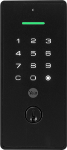 YALE LIBI DIGITAL DEADBOLT KEYED MATTE BLACK Matt Black