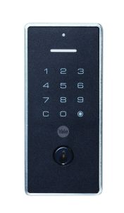 YALE LIBI DIGITAL DEADBOLT KEYED SATIN NICKEL Satin Nickel Plate