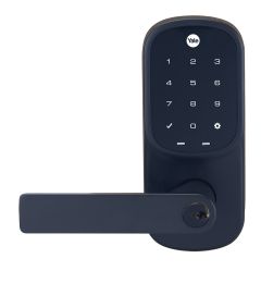 YALE ASSURE KEYED LEVER MATT BLACK WITH YALE HOME MODULE Matt Black
