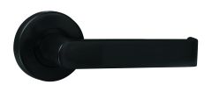 LEVER 1 PASSAGE SET NO LATCH BLACK Black