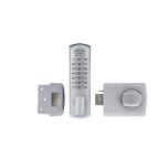 DX DIGITAL KEYPAD WITH 002 DEADLATCH WITH KNOB TP Satin Chrome
