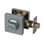 PARADIGM DEADBOLT SQUARE ROSE TP 5PIN RESTRICTED PROFILE Satin Chrome Pearl