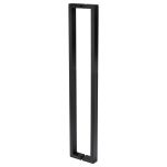 143 ENTRANCE HANDLES WITH600MM CENTRES Matt Black