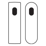 1800 SQUARE END PLATE WITH CYLINDER HOLE Polyester Powdercoat