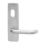1801 SQUARE END PLATE WITH CYLINDER HOLE & 70 LEVER Oil Rubbed Bronze