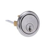 LOCKWOOD C4 201 RIM LOCK CYLINDER EXTRUDED 5KD Satin Chrome