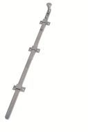 VISIBLE FIX PANIC BOLT 450MM TP Satin Chrome