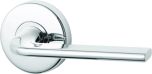 VELOCITY PASSAGE SET & L4 LEVER NO LATCH TP Satin Chrome Pearl