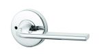 VELOCITY PRIVACY SET & L4 LEVER DP Satin Chrome Pearl