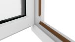 4X9MM EPDM COMPRESSION SEAL BROWN (5M) Brown