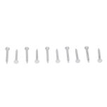 VELOCITY PRIVACY PIN SATIN CHROME PEARL (10 IN PACK) Satin Chrome Pearl