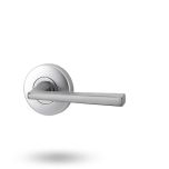 VELOCITY 55MM ROUND PASSAGE SET & 28 LEVER SC TP Satin Chrome