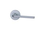VELOCITY 55MM ROUND PASSAGE SET & L4 LEVER SP DP Satin Chrome Pearl
