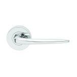 VELOCITY 55MM ROUND PASSAGE SET & L1 LEVER SP DP Satin Chrome Pearl