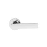 VELOCITY 55MM ROUND PASSAGE SET& L3 LEVER NO LATCH Satin Chrome