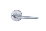 VELOCITY 55MM ROUND PRIVACY SET & L1 LEVER SP DP Satin Chrome Pearl