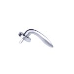 VELOCITY 55MM ROUND PRIVACY SET & L1 LEVER SC TP Satin Chrome