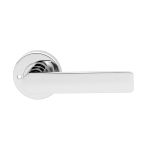 VELOCITY 55MM ROUND PRIVACY SET & L3 LEVER SC TP Satin Chrome