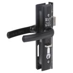QUATTRO HINGED SECURITY DOOR LOCK DP Black