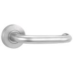 LEVER 2 PASSAGE SET NO LATCH Satin Stainless